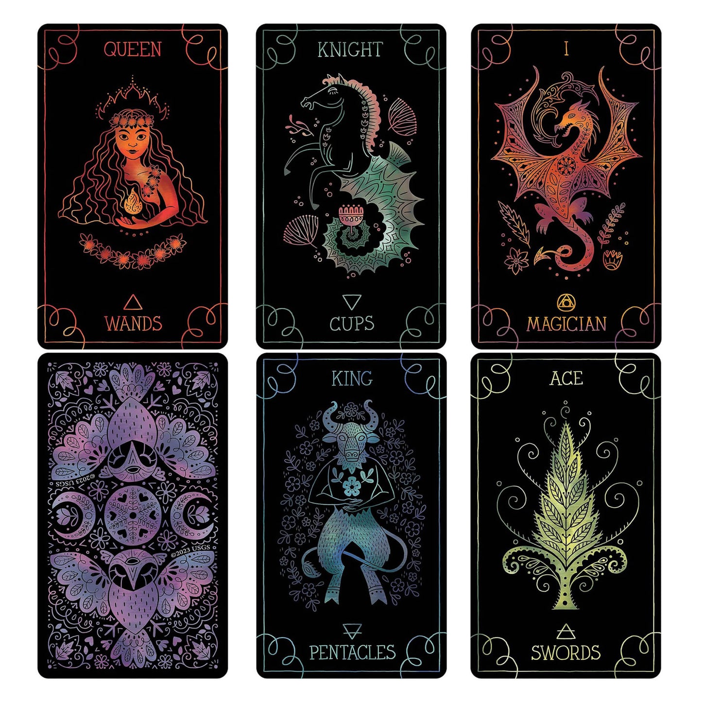 Таро карты Фольклора (на английском языке) / Rowan Ortins