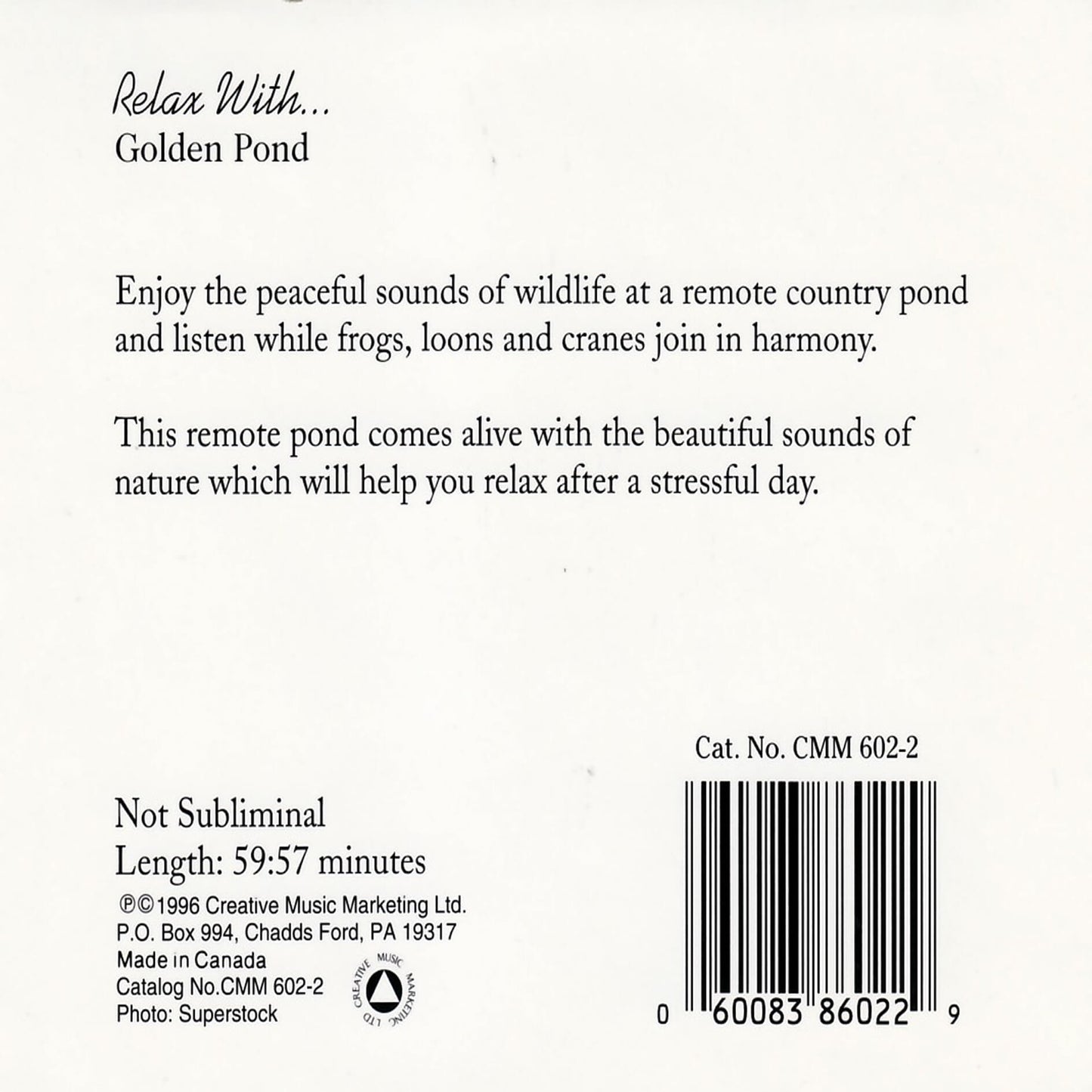 Relax with / Golden pond