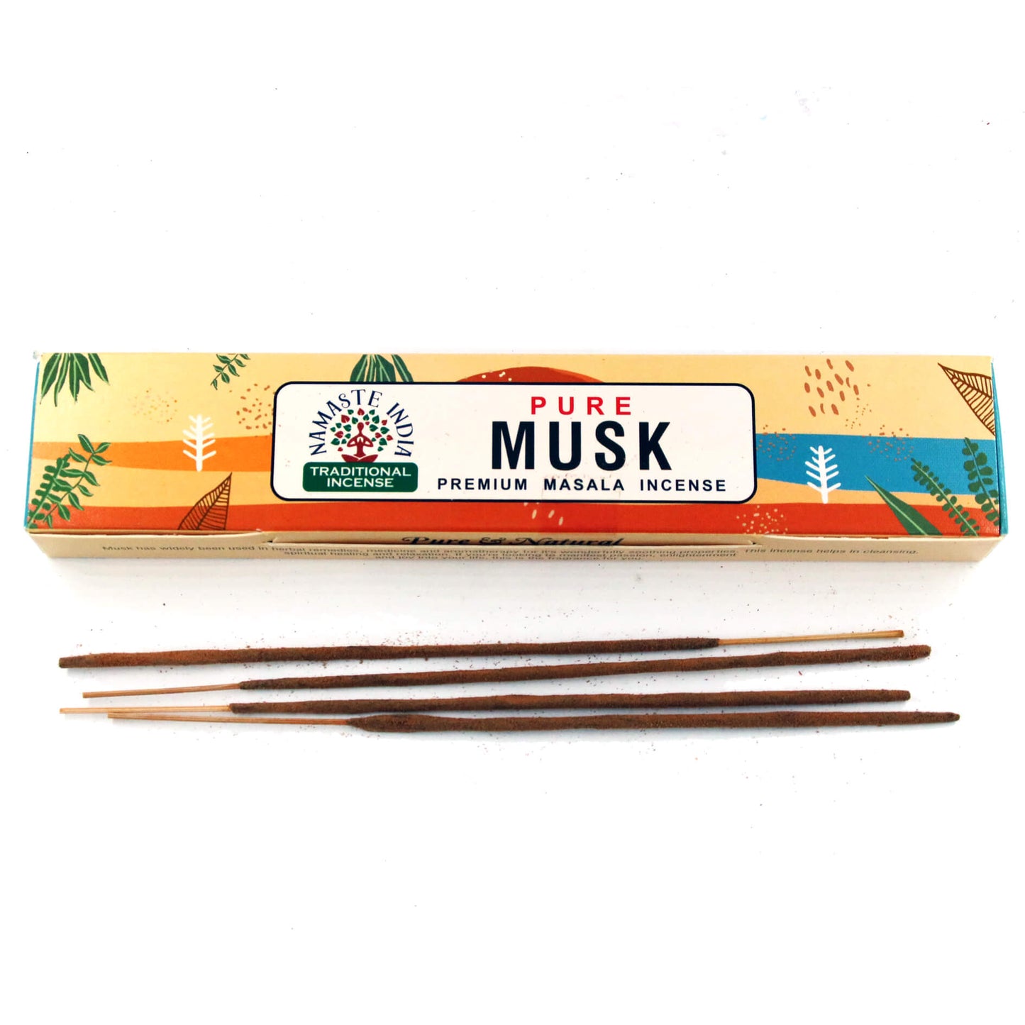 Благовония NAMASTE INDIA PURE MUSK (Чистый Мускус)