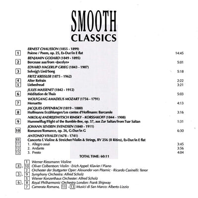 Chausson, Godard, Grieg, Kreisler, Massenet, Mozart, Offenbach / Famous Classic Miniatures