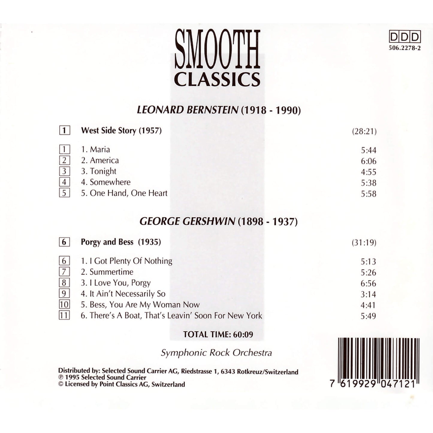 Leonard Bernstein, George Gershwim / Musicals