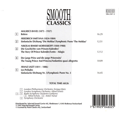 Maurice Ravel, Friedrich Smetana, Nikolai Rimsky-Korsakoff, FrancLiszt / Symphonic Poems