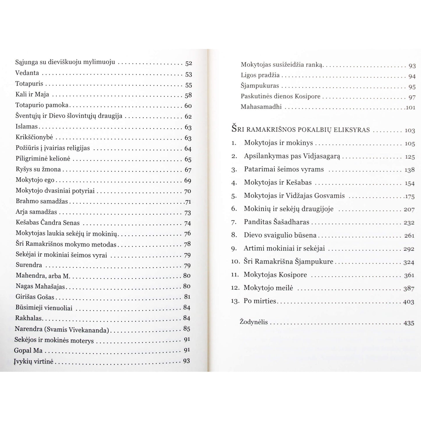 Šri Ramakrišnos pokalbių eliksyras