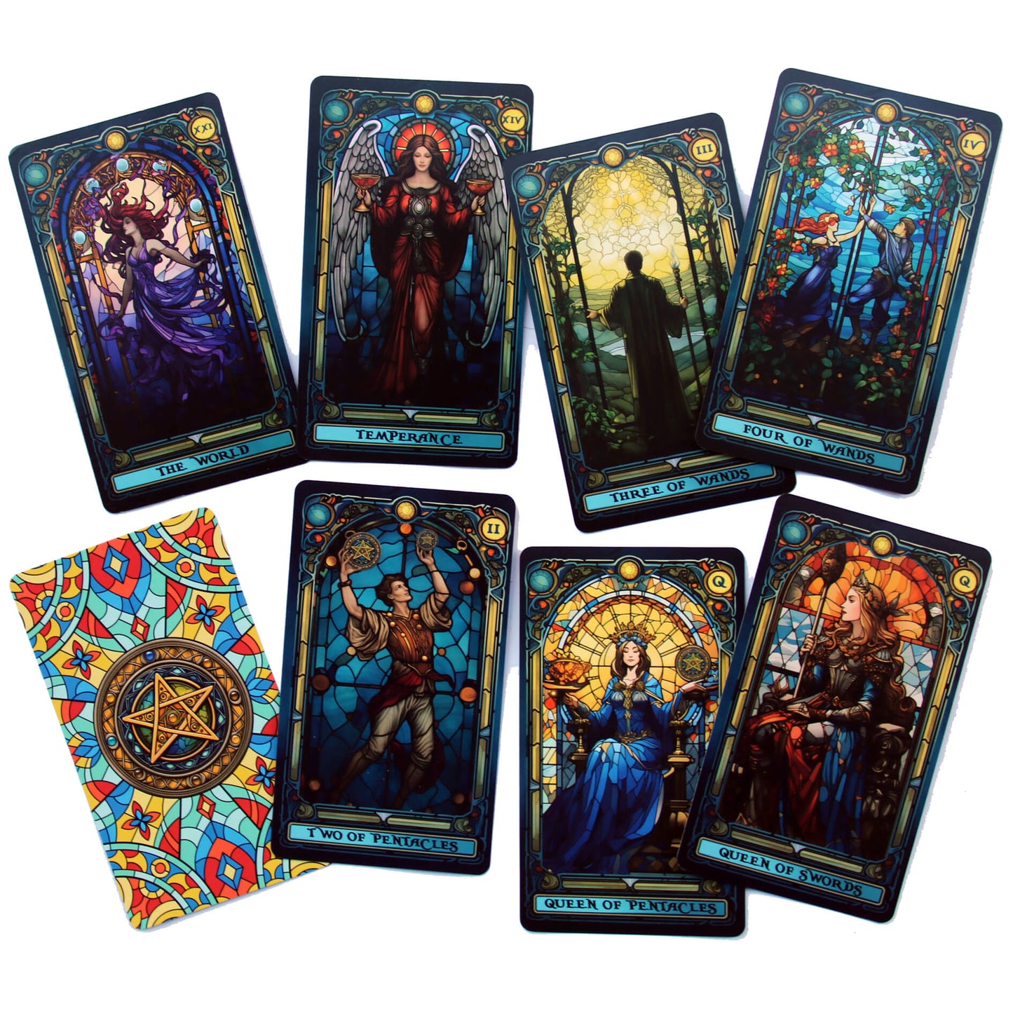 Таро карты Витражей (на английском языке)
