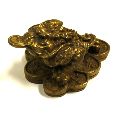 Бронзовая статуэтка "Трехпалая Жаба"