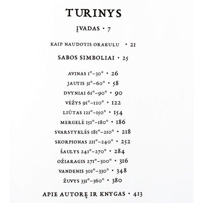 Loreta Stonkutė "360 laipsnių misterija. Astrologinis orakulas"