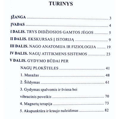 Su Džok nagų terapija