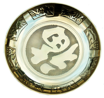 Буддийская бронзовая тарелочка для подношений средняя