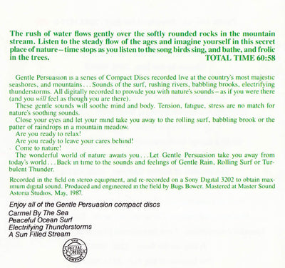 A sun filled stream / The Sounds of a Babbling Brook