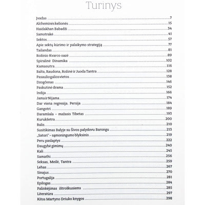 Trimurti "Laisvės kaina. Alcheminės kelionės"