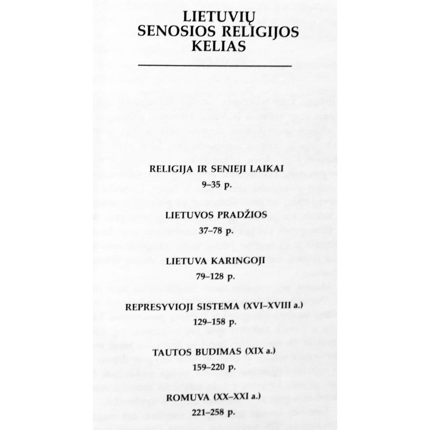Jonas Trinkūnas "Lietuvių senosios religijos kelias"