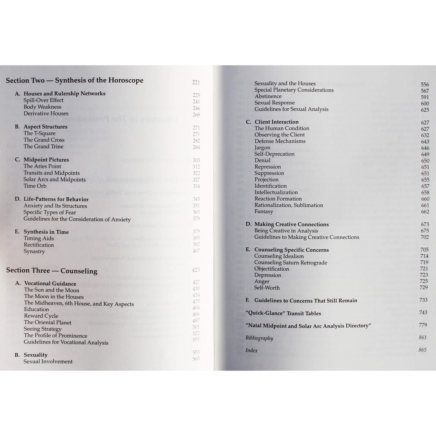 Noel Tyl "Synthesis & counseling in astrology"