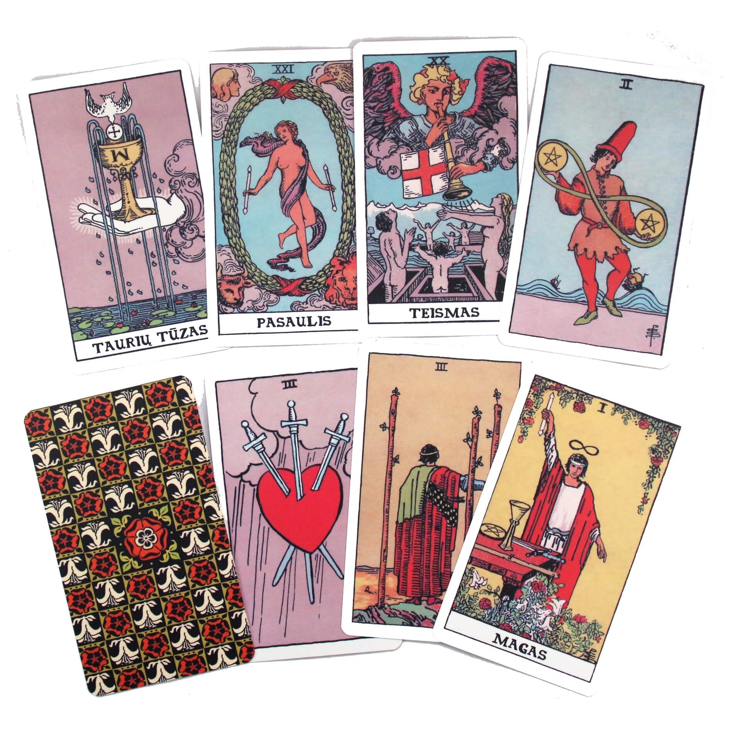 Таро карты Уэйта (на литовском языке)