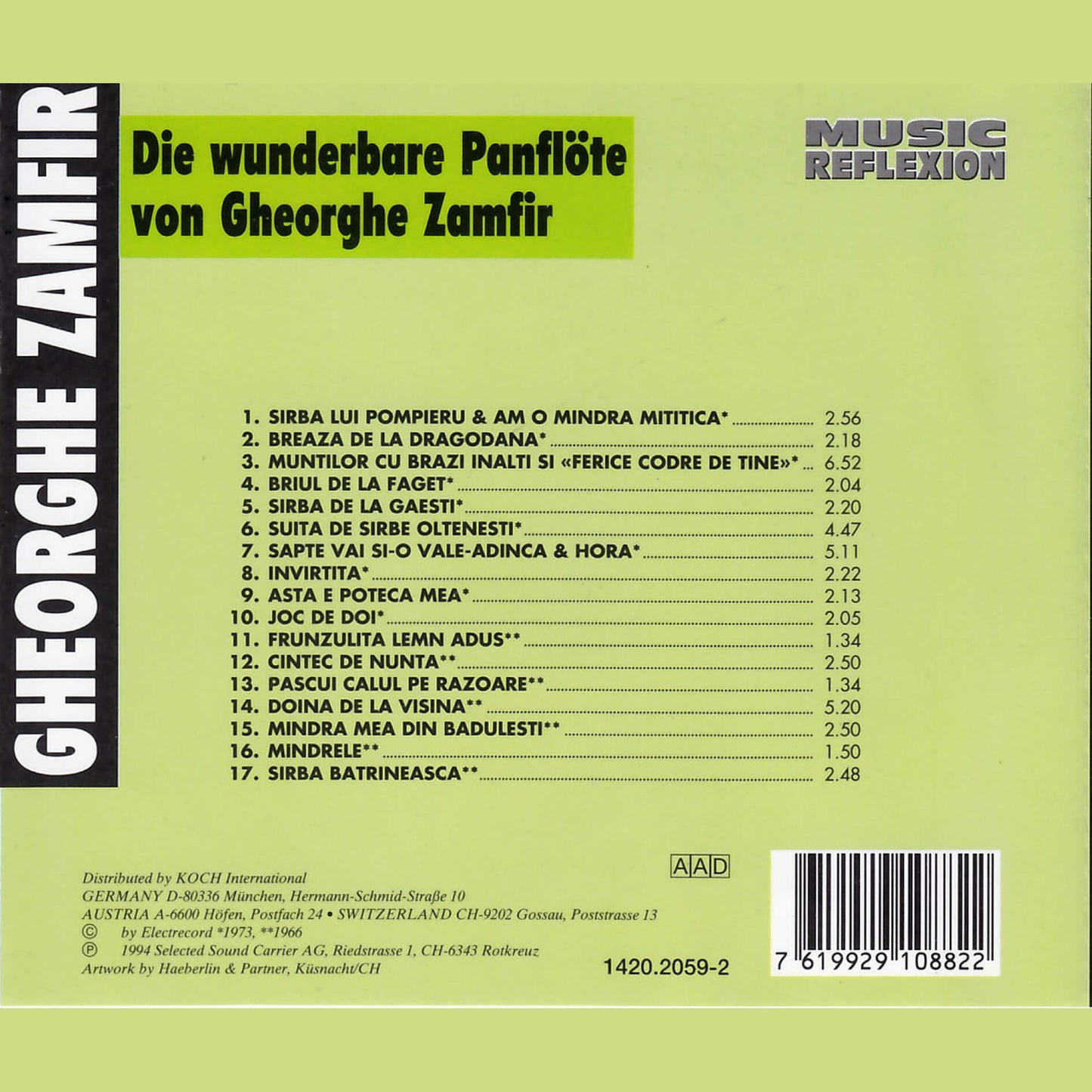 Gheorghe Zamfir / Die wunderbare Panfluite von Gheorghe Zamfir