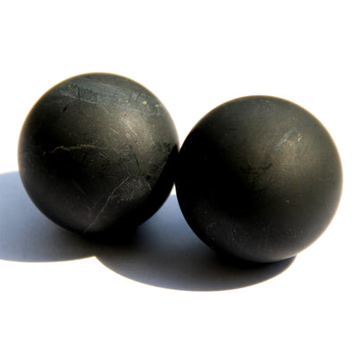 Шарики из шунгита (пара)