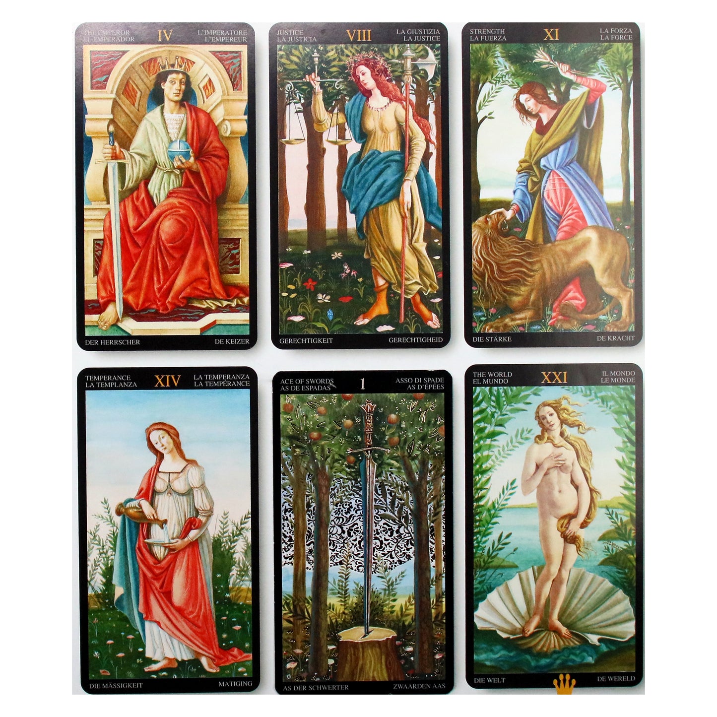 Таро карты золотое Боттичелли