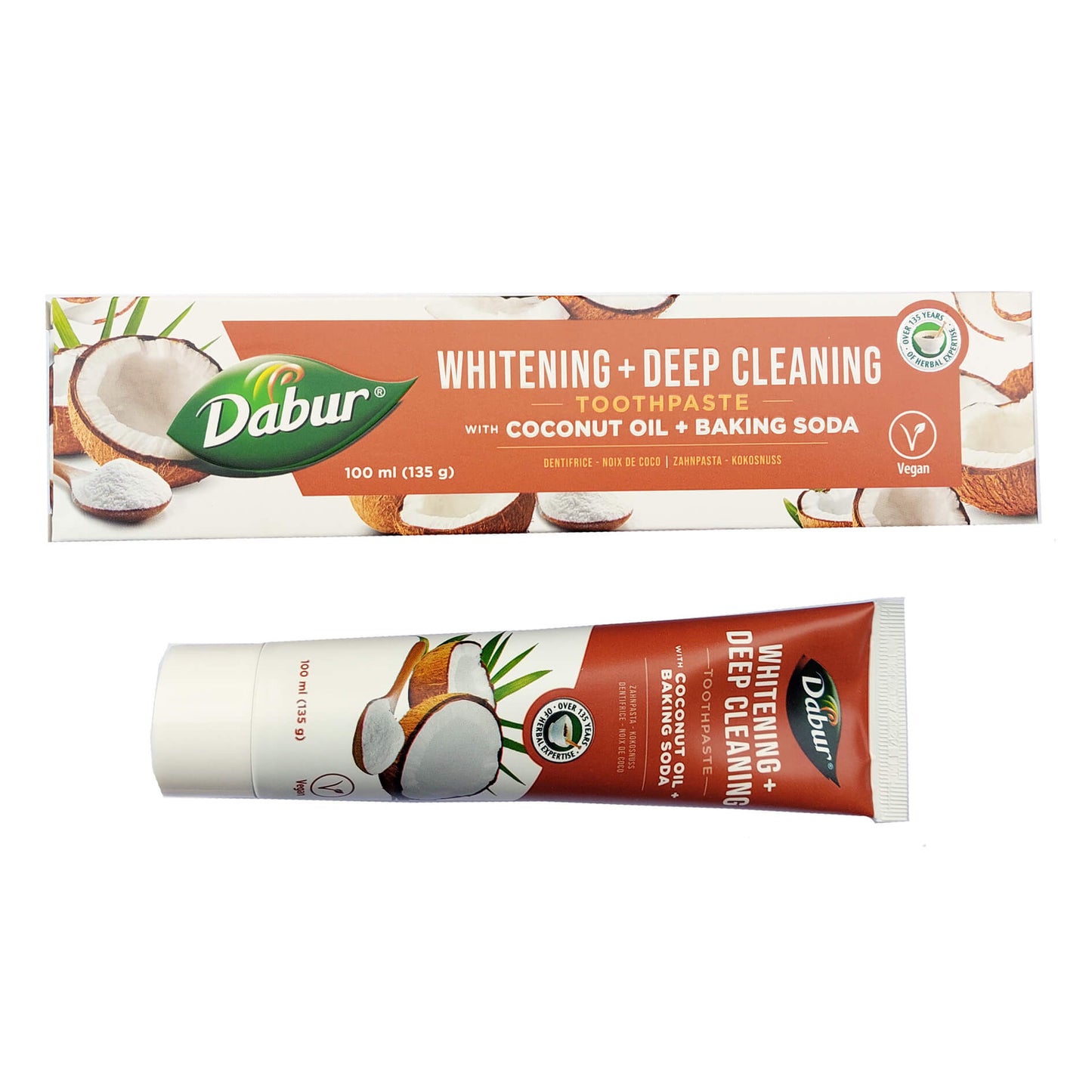 Зубная паста Dabur «Whitening + Deep cleaning», 100ml