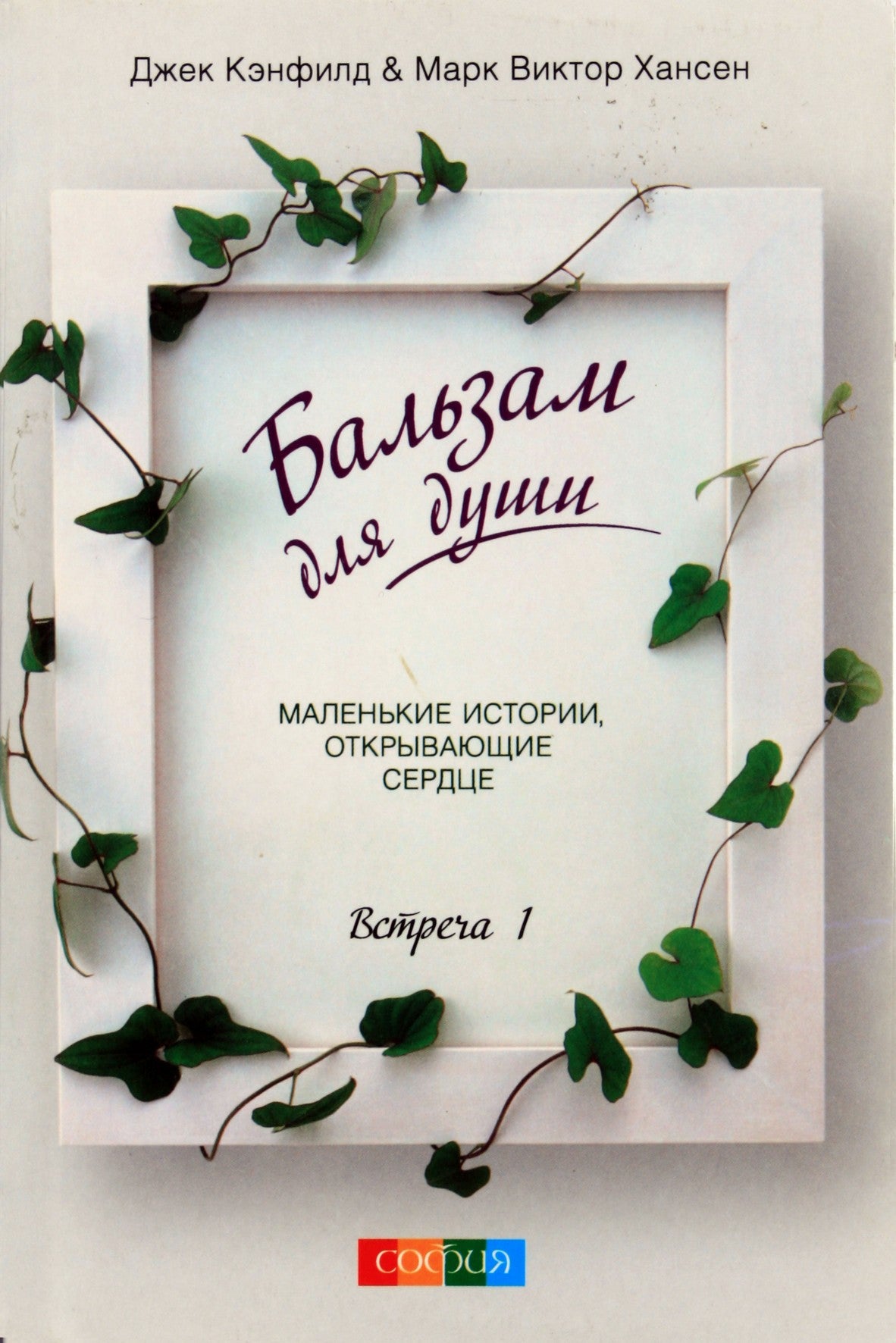 Jackas Canfieldas „Balzamas sielai. 1 susitikimas. Mažos istorijos, atveriančios širdį“