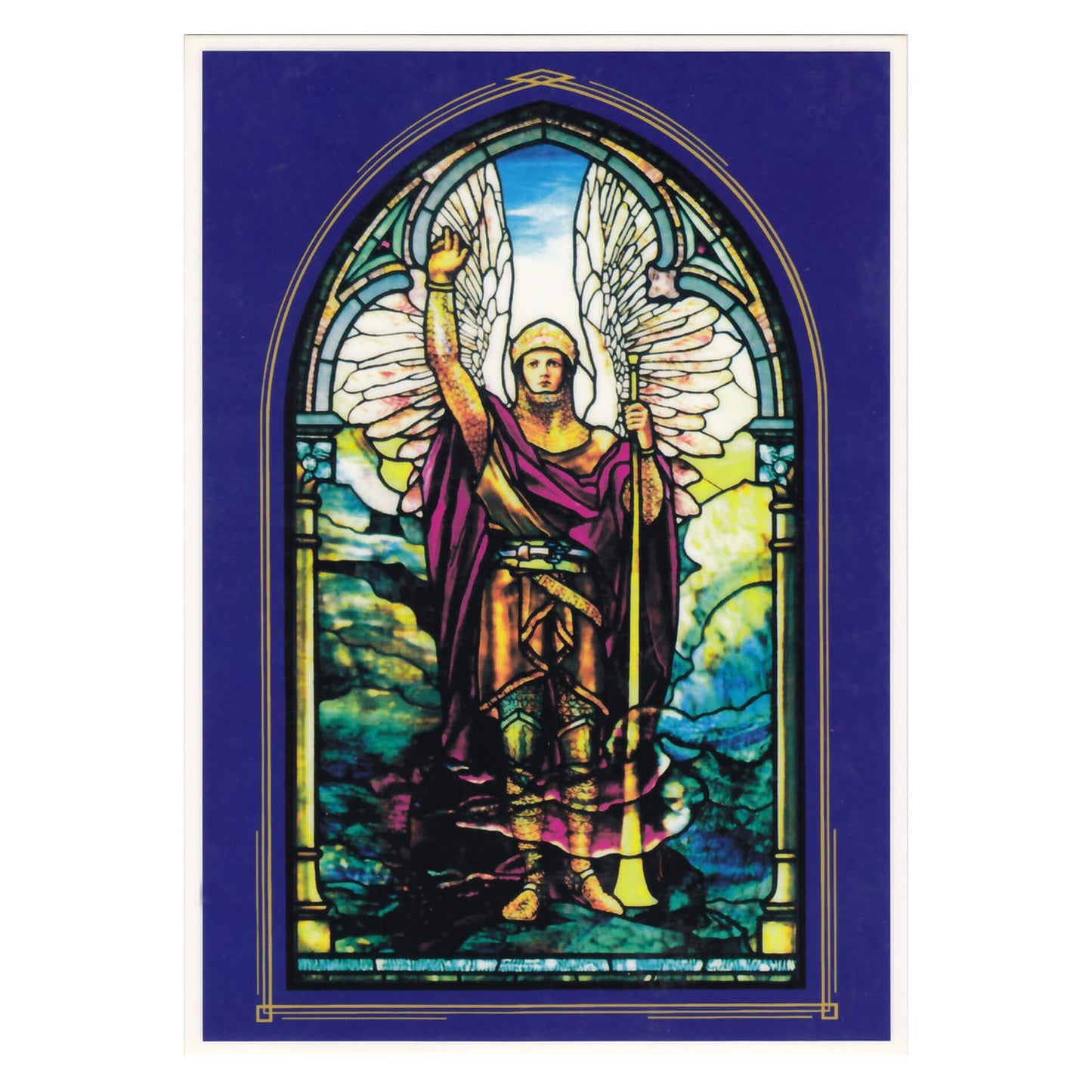 Архангел Гавриил. Витраж