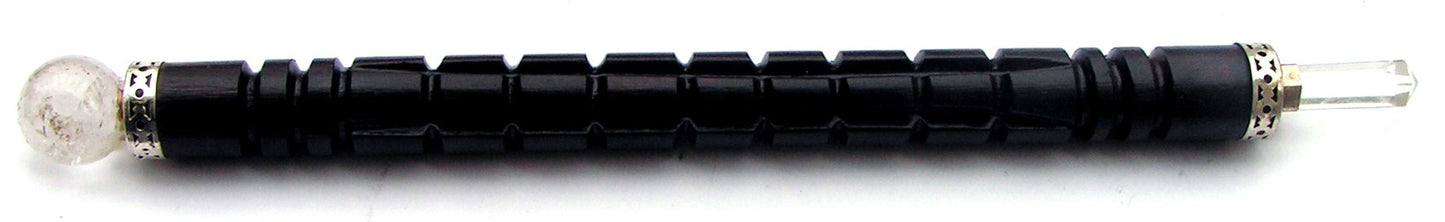 Деревянный Жезл силы для рэйки, ребристый