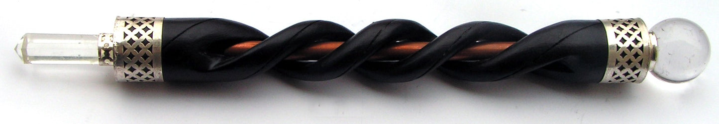 Деревянный Жезл силы для рэйки, с медной сердцевиной