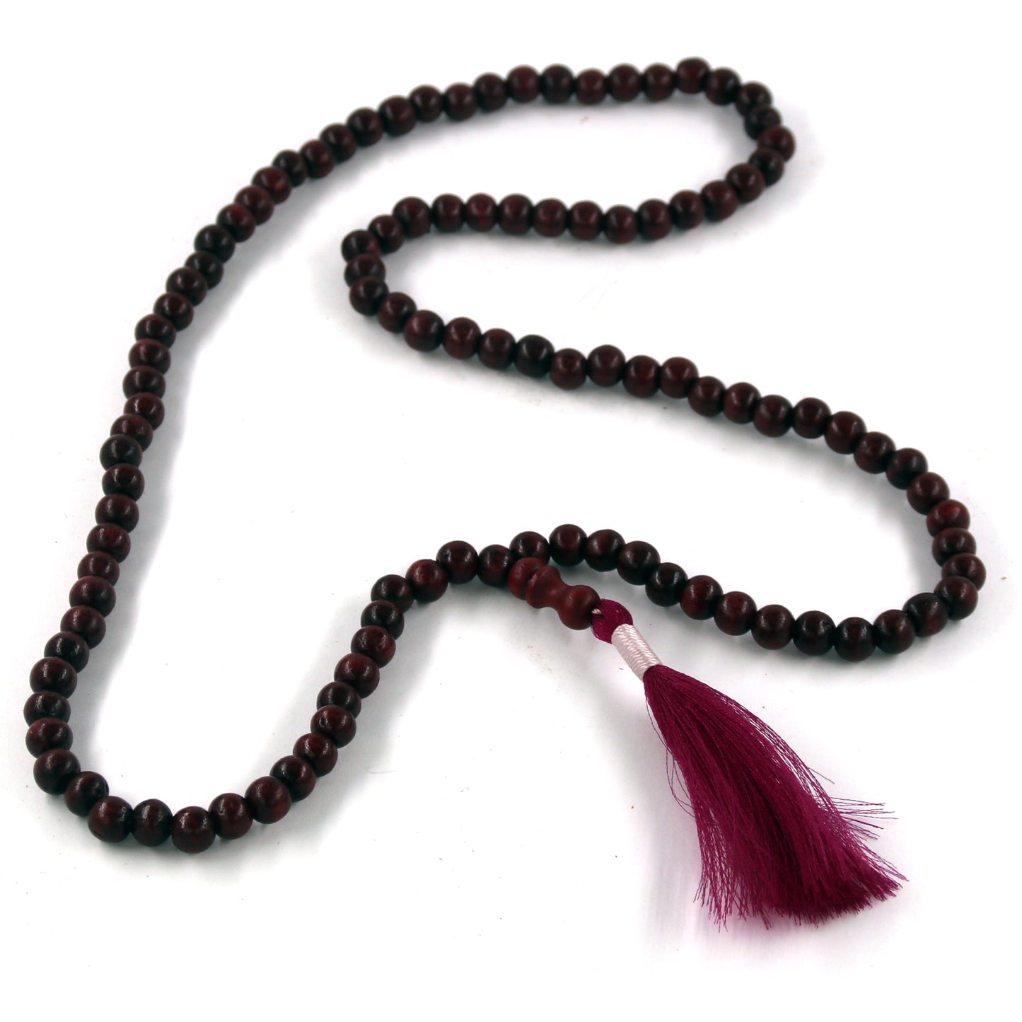 Чётки из розового дерева (108 бусин)