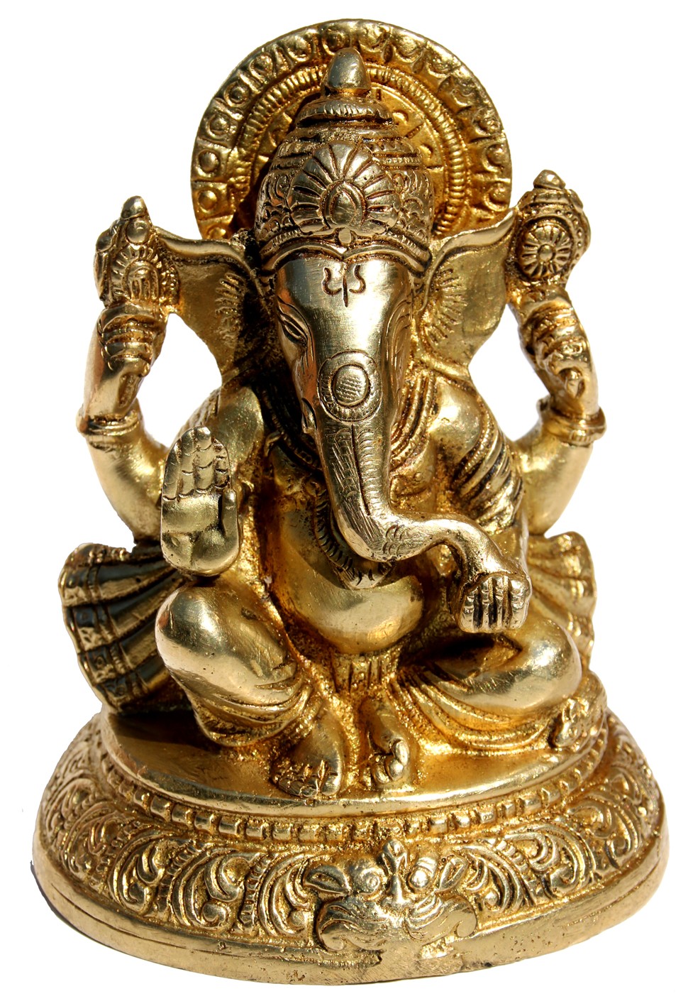 Бронзовая статуэтка "Ганеша", 135 мм