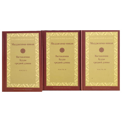Majjhima-nikaya. Vidutinio ilgio Budos mokymai (3 knygose)