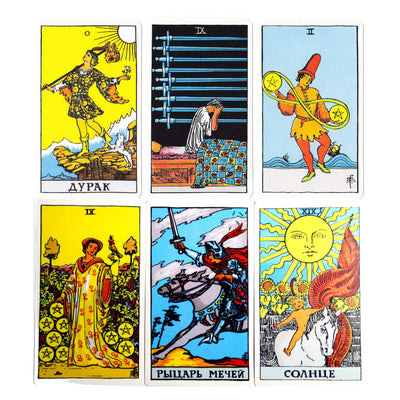 Taro kortos Rider-Waite (rusų k.)