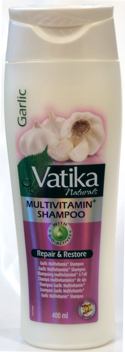 Аюрведический натуральный шампунь Vatika Garlic shampoo 400ml