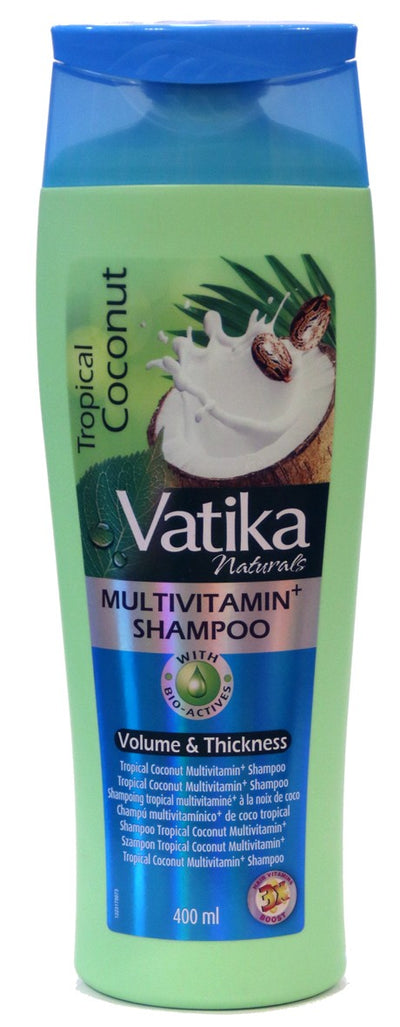 Аюрведический натуральный шампунь Vatika Tropical Coconut Volumizing Shampoo 400ml