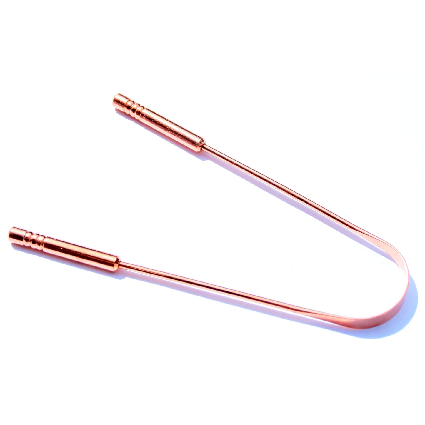 Языкочистка медная с утолщёнными ручками