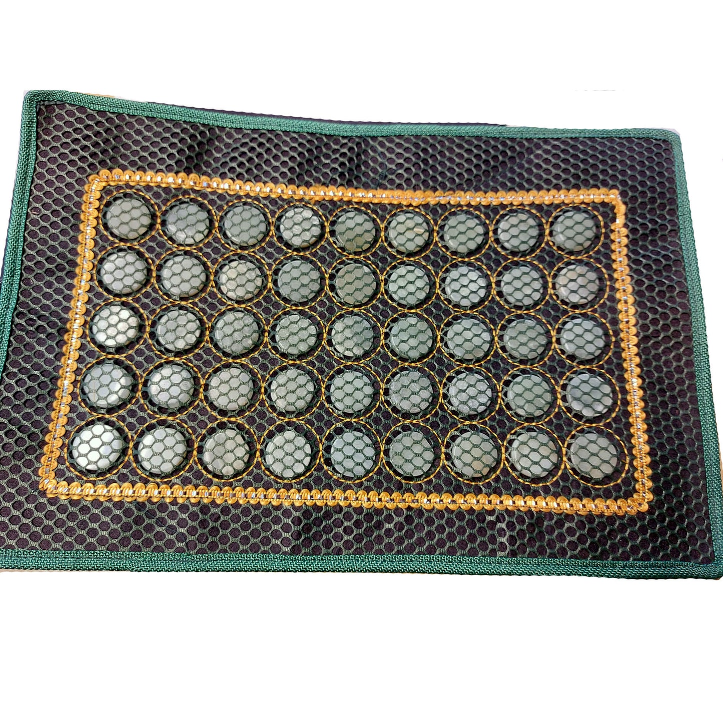 Нефритовый коврик размером 40,5 см на 27,5 см