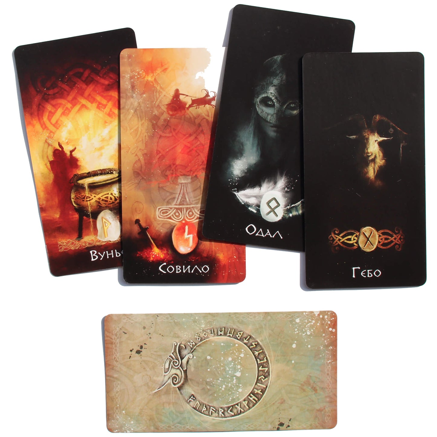 Карты Оракул Руны и легенды Севера / Мегали Мотте