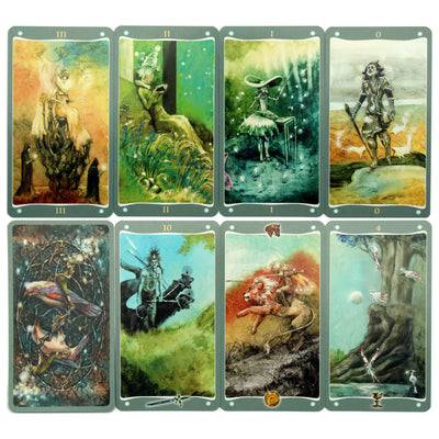 Žėrinčių fėjų taro kortos (anglų kalba)