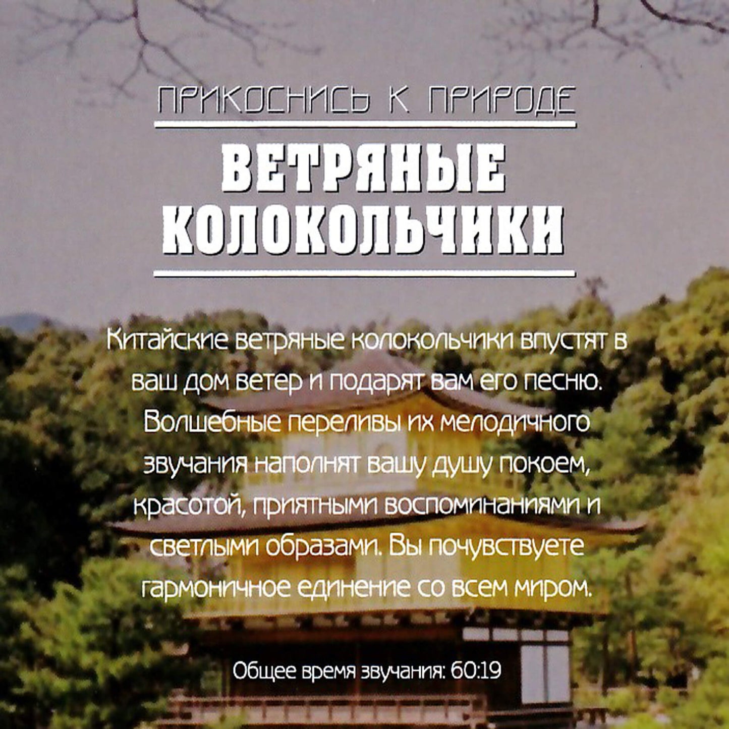 Прикоснись к природе / Ветряные колокольчики