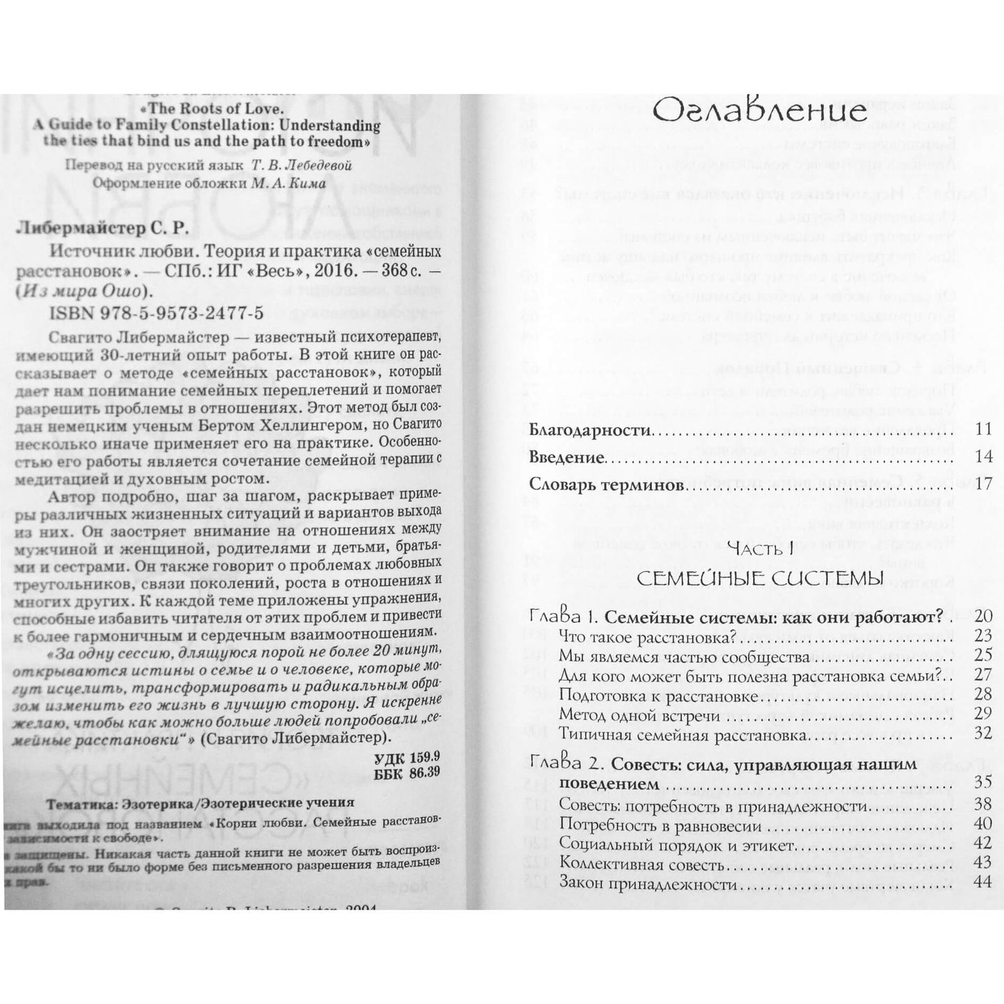 Svagito Liebermeister „Meilės šaltinis. Šeimos konsteliacijų teorija ir praktika“