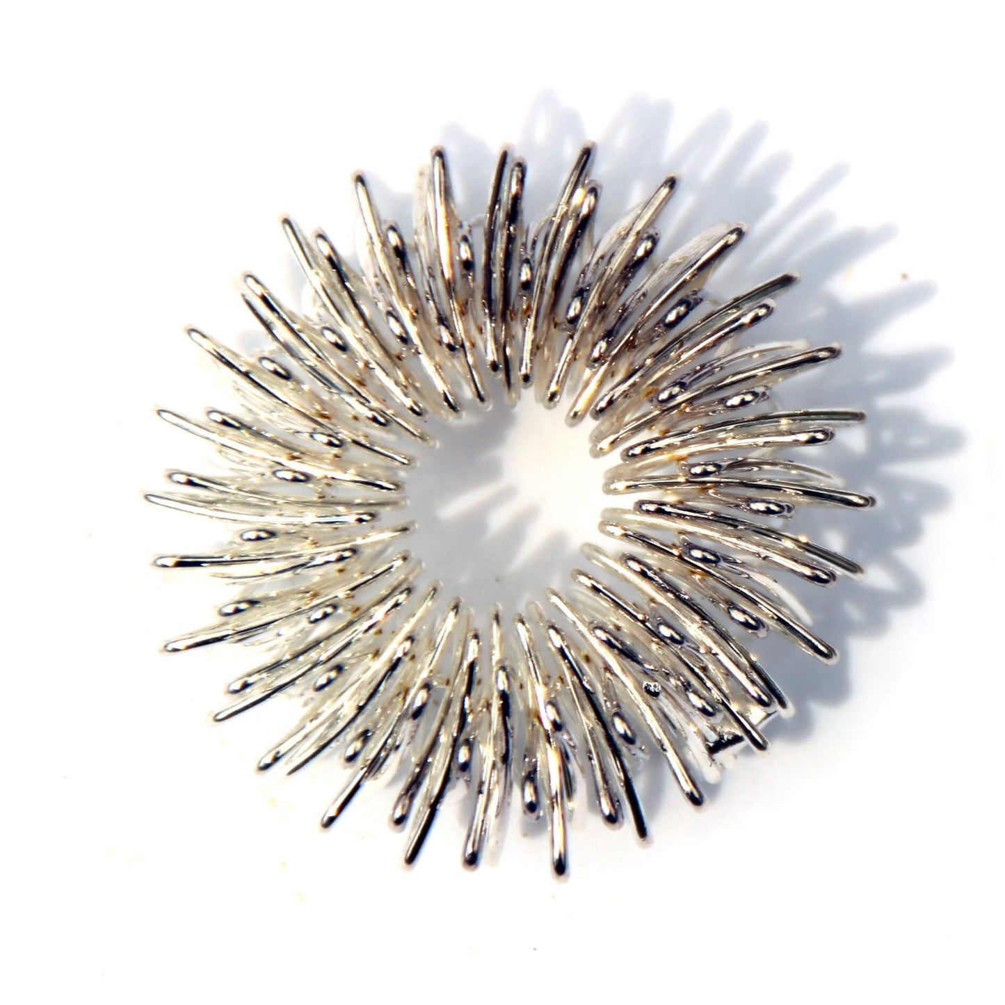 Су Джок Массажное кольцо "серебряное" большое (Индия)