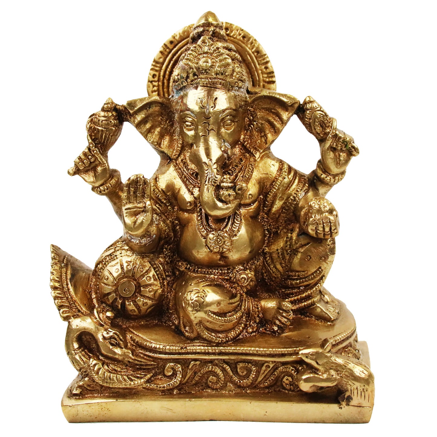 Бронзовая статуэтка "Ганеша", 135 мм