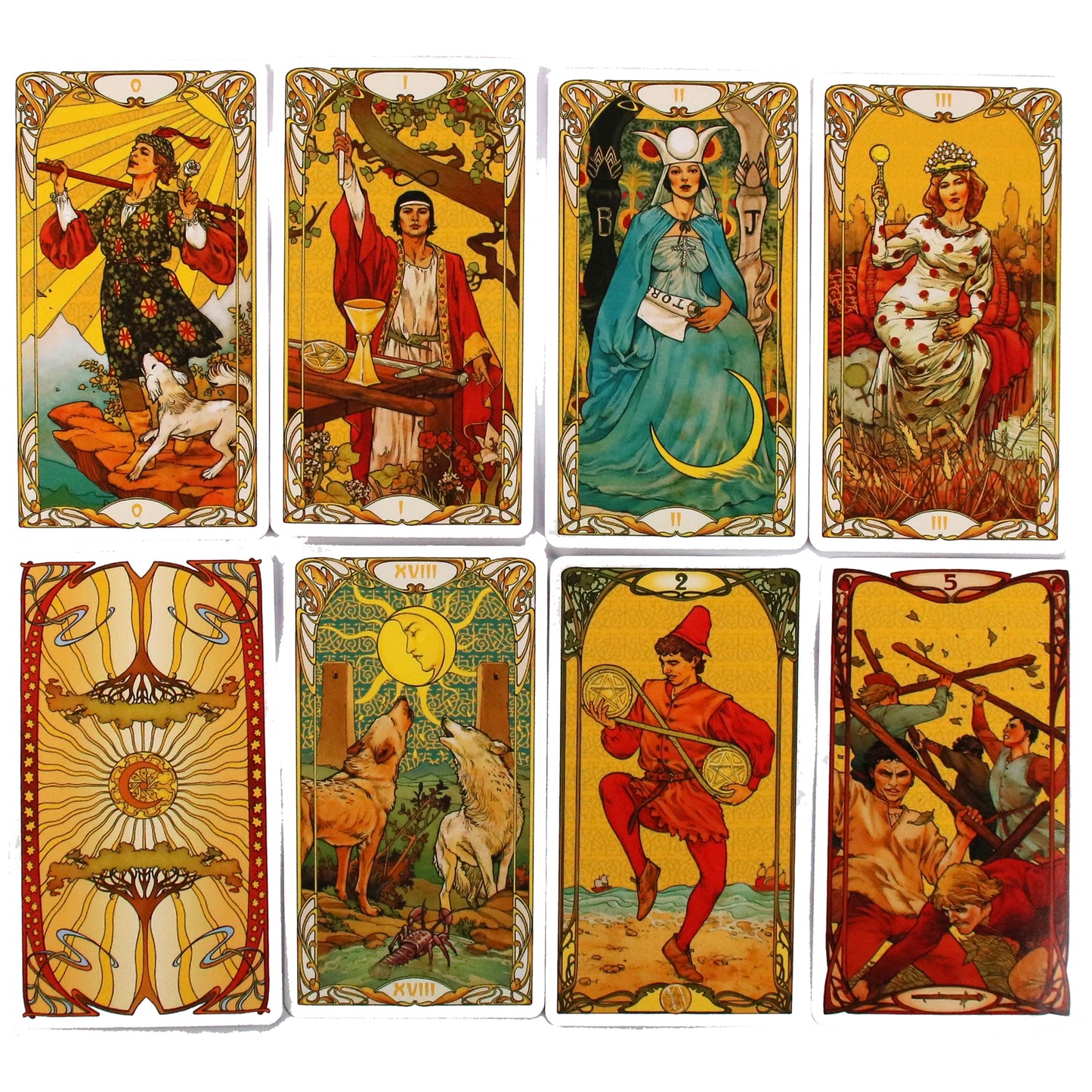 Таро карты Золотое Арт Нуво