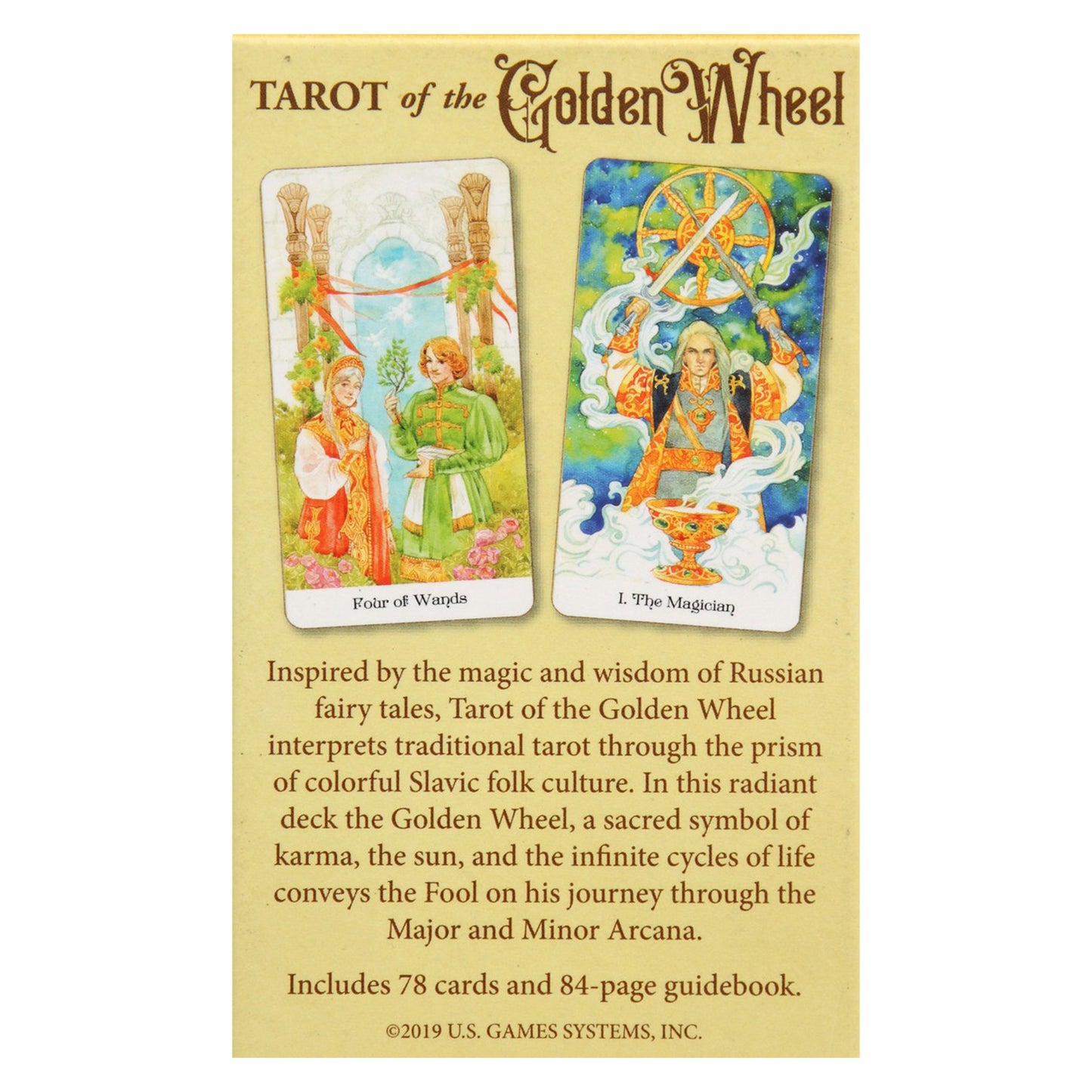 Таро карты Золотого Колеса (на английском языке)