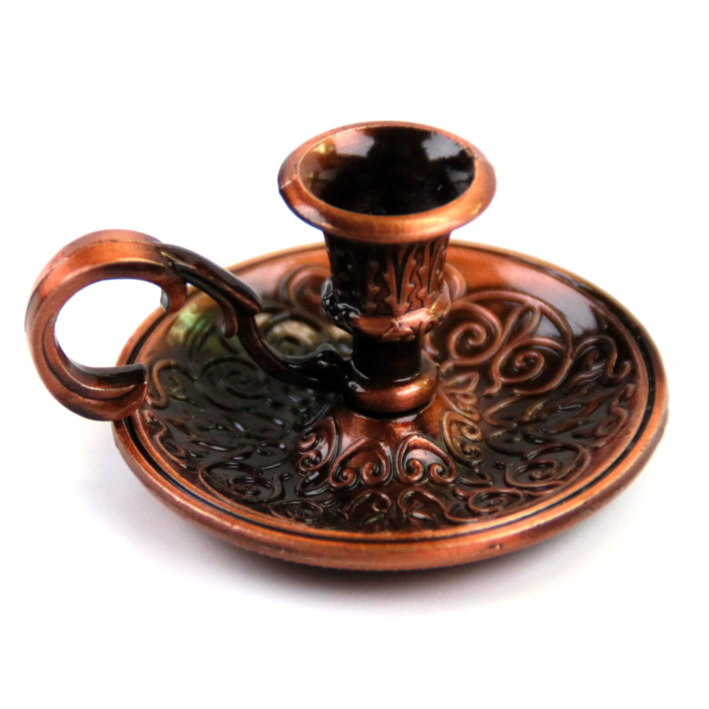 Подсвечник металлический (цвет "медный")