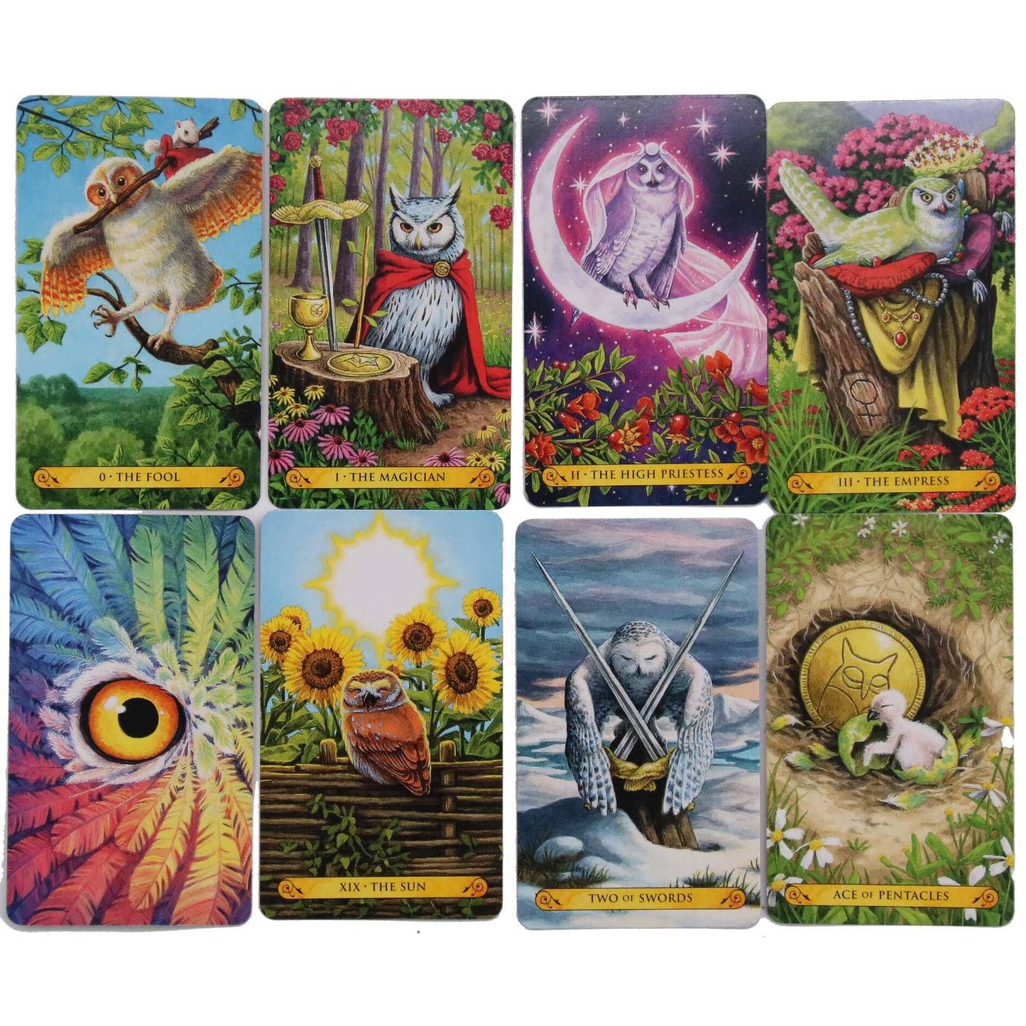 Таро карты Сов (мини)
