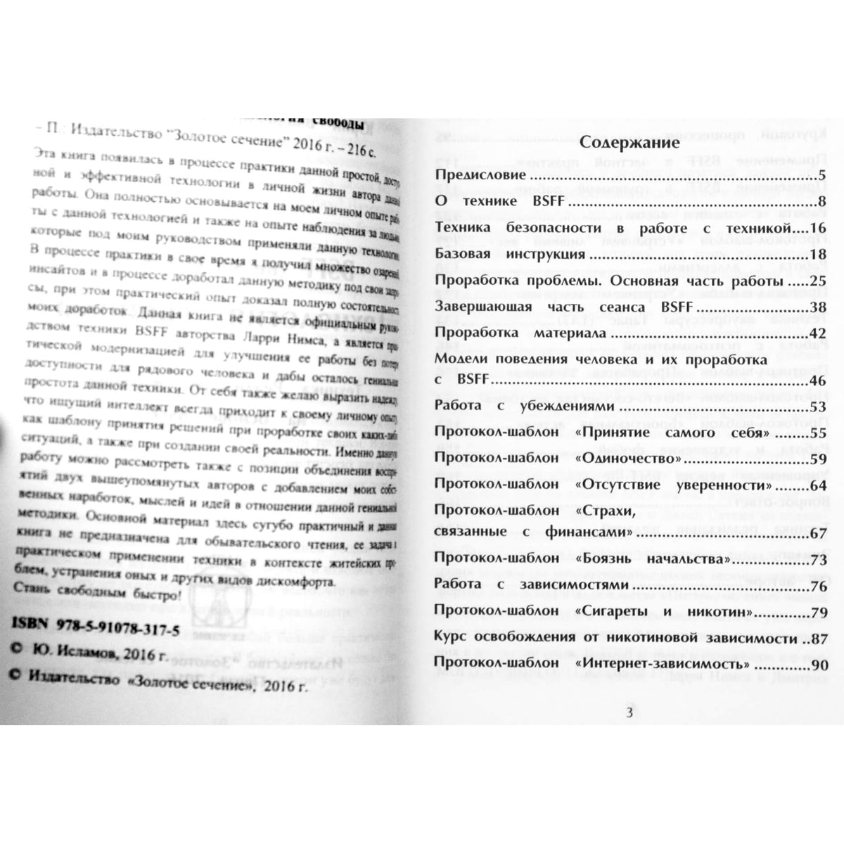 Юрий Исламов "BSFF. Технология свободы"