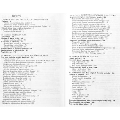 Burtai, papročiai, sapnai, horoskopai II