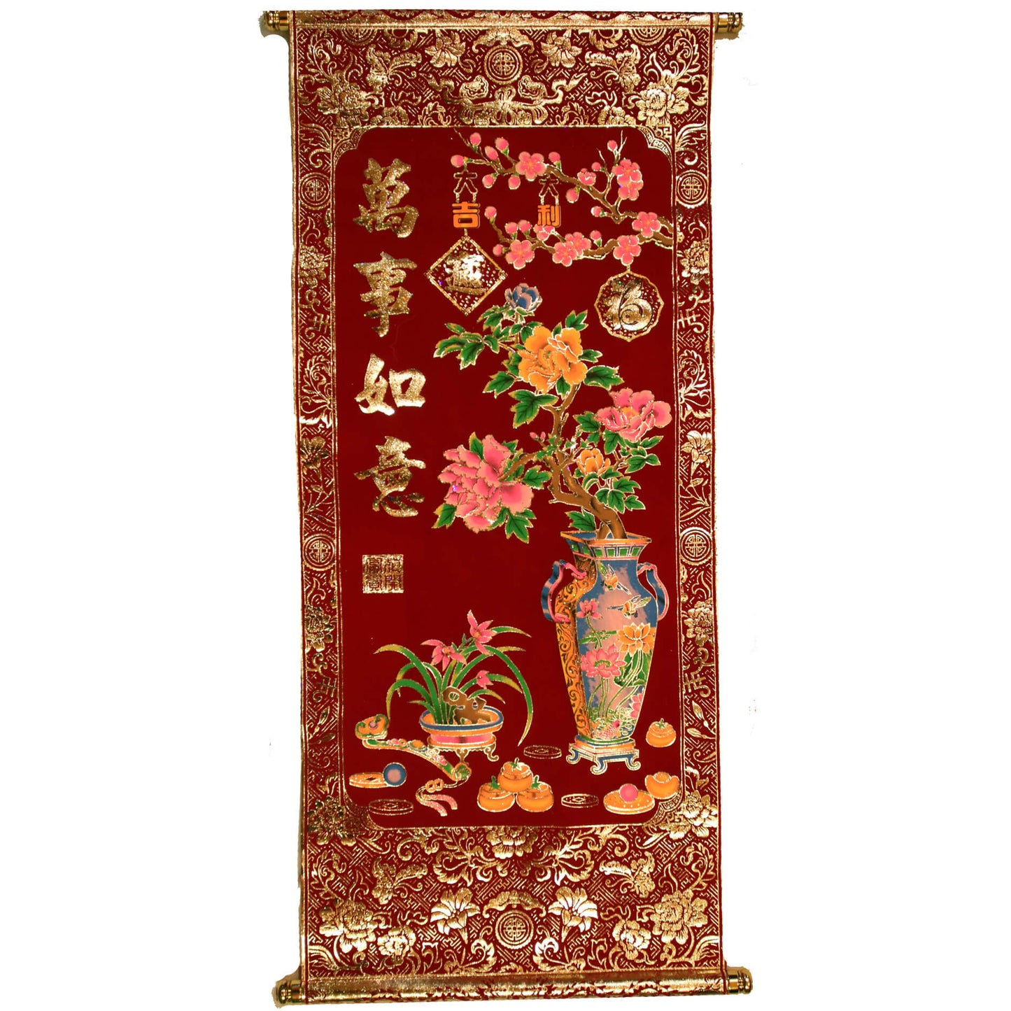 Панно фэн-шуй Ваза