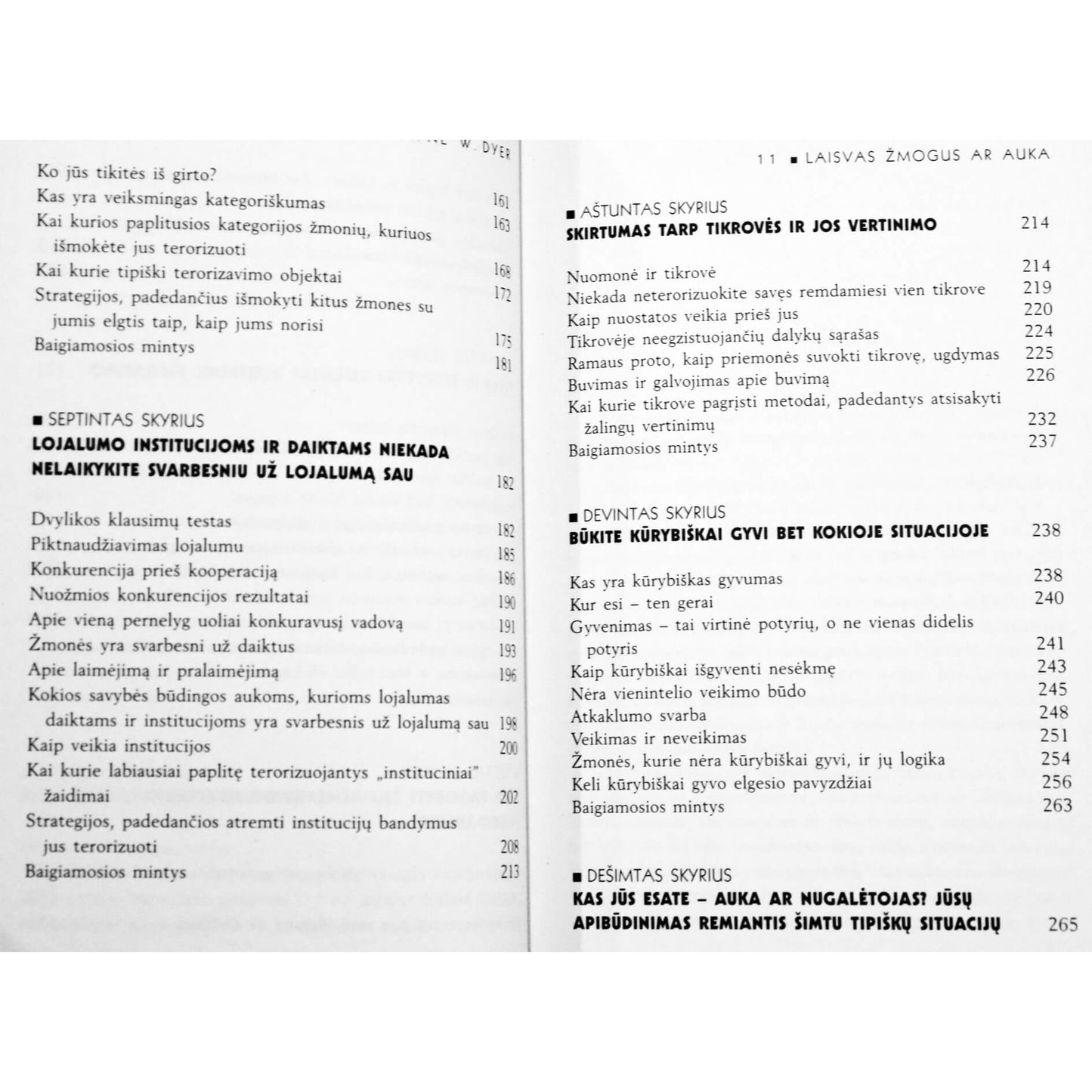 Wayne Dyer "Laisvas žmogus ar auka"