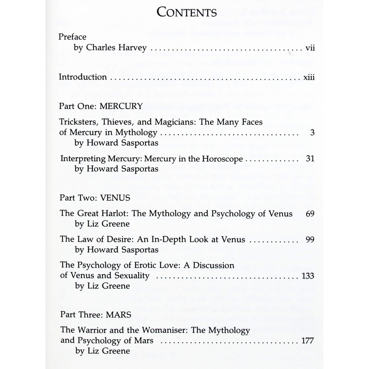 Liz Greene "The Inner Planets"