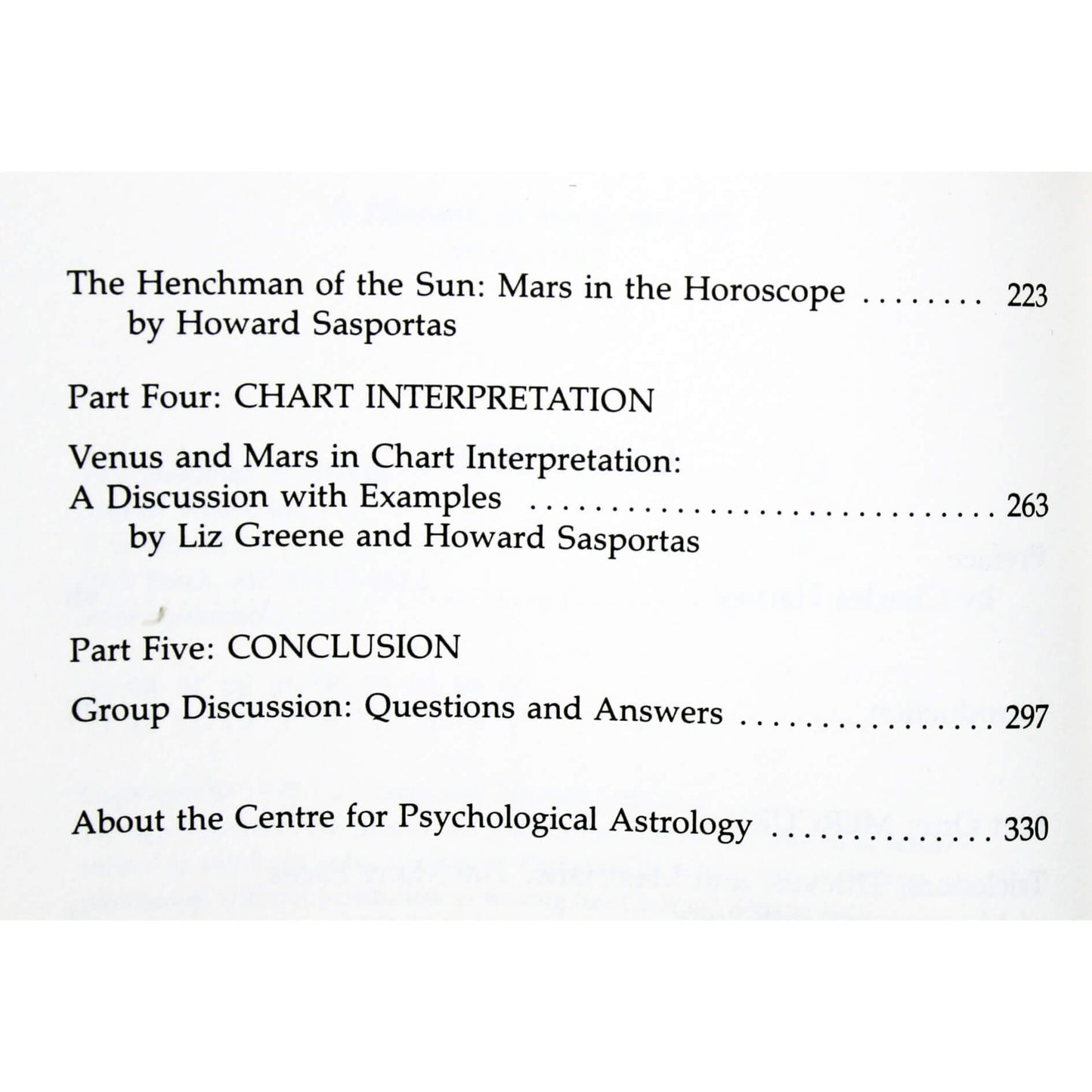 Liz Greene "The Inner Planets"