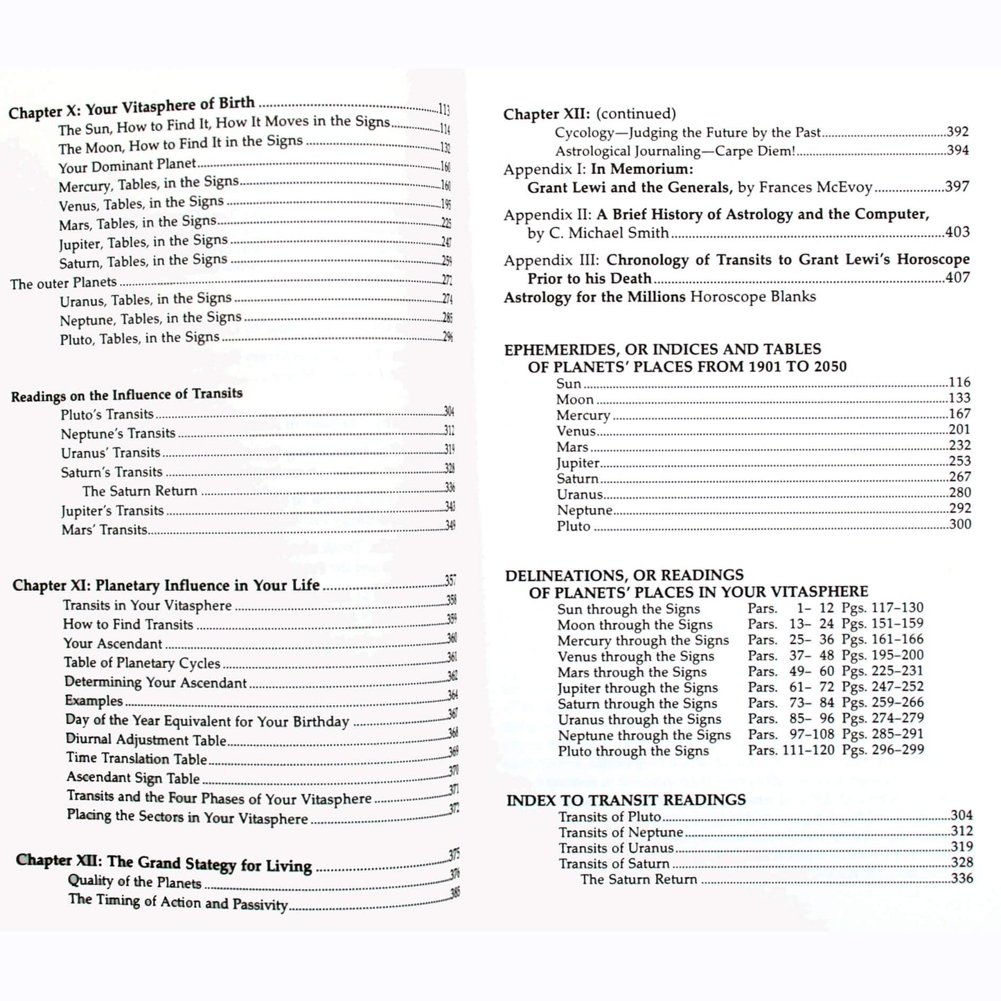 Grant Lewi "Astrology for the Millions"